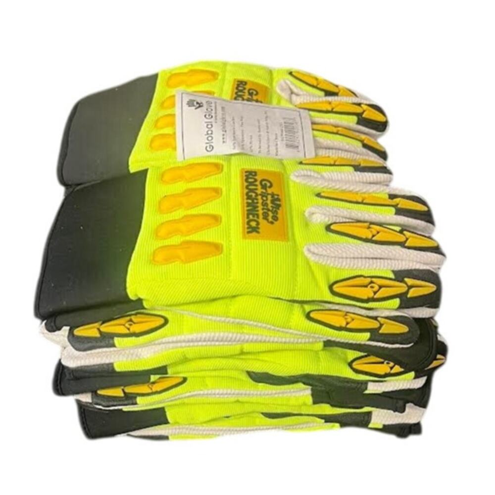 Global Glove Vise Gripter High-Visibility Impact Resistant Glove‎ 2XL/11 Pair - Picture 2 of 9